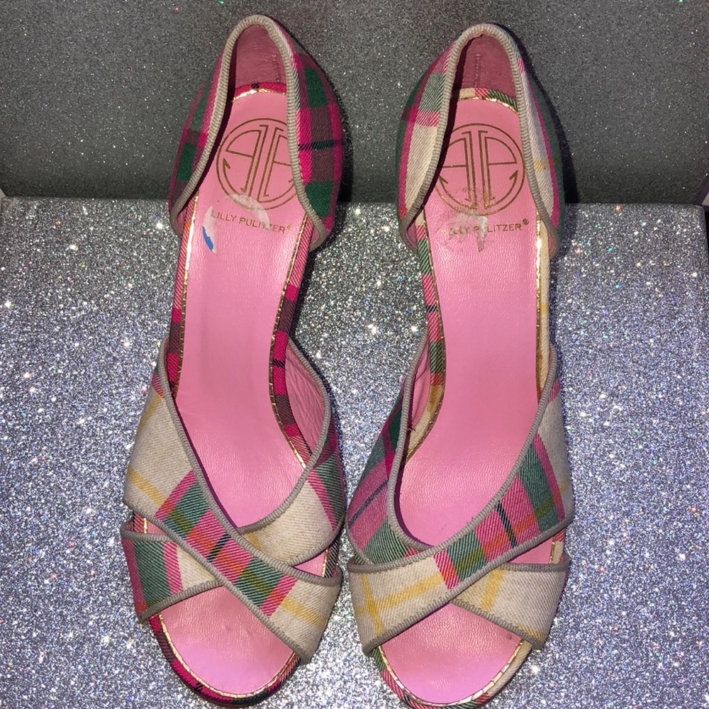 Plaid Lilly Pulitzer Heels